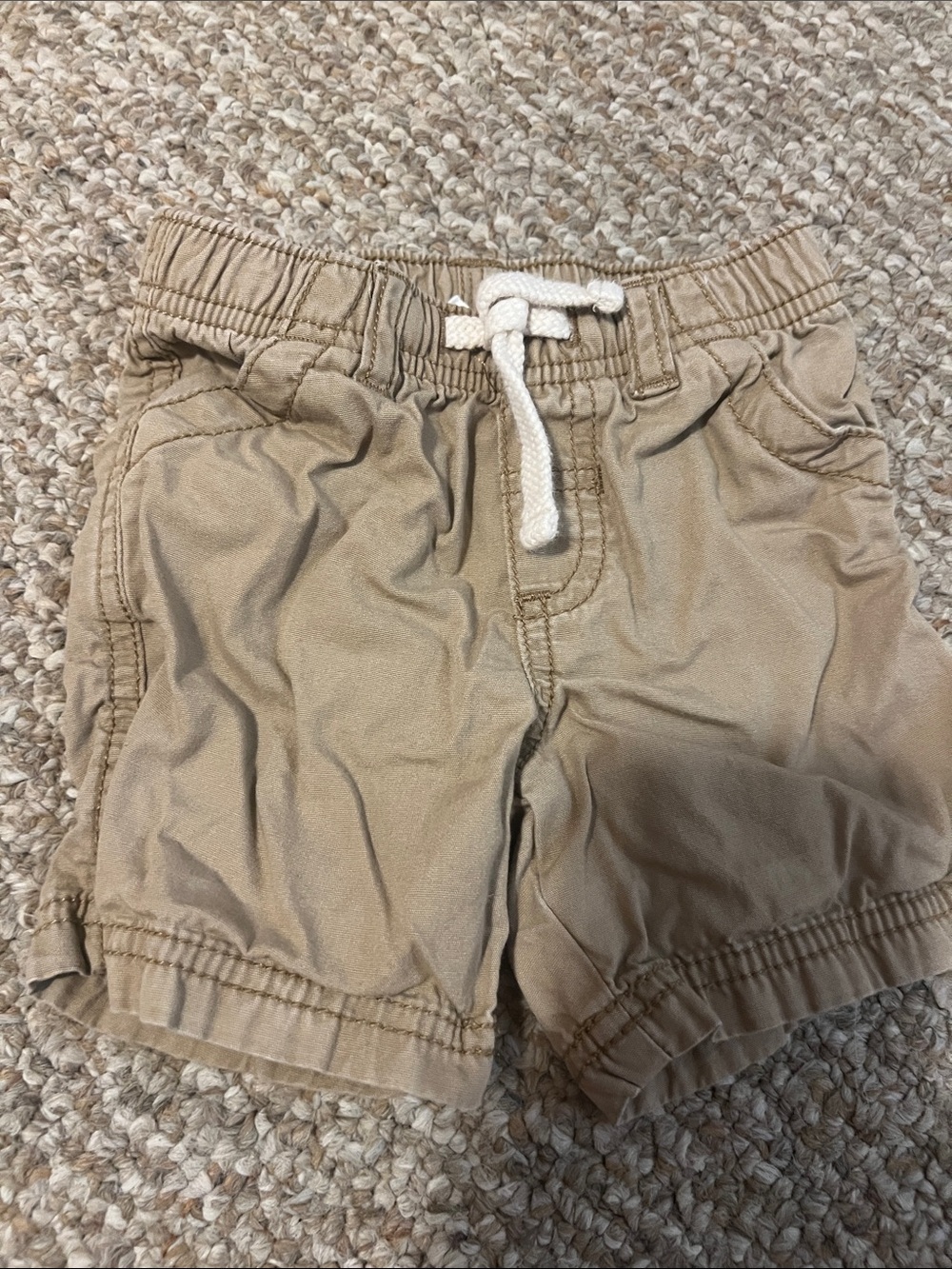 Old Navy Tan Drawstring Kids Shorts